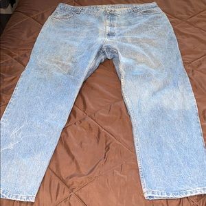 Straight leg jeans